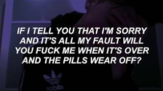 93FEETOFSMOKE  anxious from the topic amp the adderall lyrics [upl. by Arahsat]