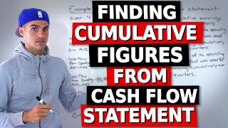 FIN 300 Lab 1 Ryerson  Finding Cumulative Figures from Cash Flow Statement Corporate Finance [upl. by Otinauj]