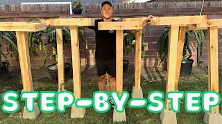 How To Build A Trellis To Grow Dragon Fruit  Final Version Of My GoTo Design [upl. by Coe]