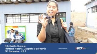 Testimonio Mily Castillo  Profesora IE Sasakawa VES [upl. by Nellahs]