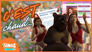 Séductions et rencards  Cest chaud à Ciudad Enamorada 🥵  TOUT sur le Pack AMOUR FOU des Sims 4 [upl. by Debby]