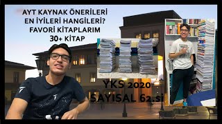 YKS SAYISAL 62sinden AYT KAYNAK ÖNERİLERİ  BANA İLK 100 GETİREN KİTAPLAR  30 KİTAP YORUMLUYORUM [upl. by Elleinwad580]