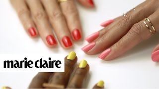 3 Nail Colors That Are Perfect For Your Skin Tone  Marie Claire  Revlon [upl. by Alage]