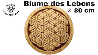 Blume des Lebens aus Eiche  Flower of Life [upl. by Campagna695]