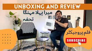 Mi Smart Projector 2 Pro unboxing and Honest Review Urdu Best gift to self xiaomi projector Mi [upl. by Herrmann609]