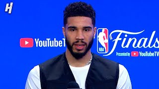 Jayson Tatum talks Game 4 Loss vs Mavericks FULL Postgame Interview 🎤 [upl. by Lachish]