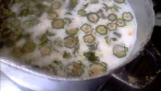 How To make OKra Rice [upl. by Francklin]