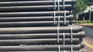 What can be used to safely bundle ductile iron pipes [upl. by Harty148]