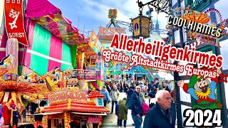 Soest Allerheiligenkirmes 2024  Kultrummel mit Maßstab  Europas Größte Altstadtkirmes [upl. by Asilec]