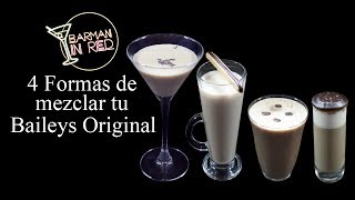 4 Formas de mezclar tu BAILEYS ORIGINAL [upl. by Shawn]