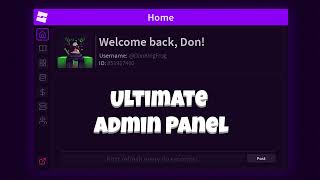 Setup Guide 20  Ultimate Admin Panel roblox [upl. by Gabriela]