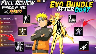 New Evo Bundle In Free Fire  Naruto Evo Bundle Full Review  Free Fire New Event [upl. by Atat175]