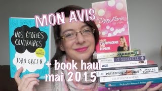 AVIS ENJOYMARIE amp NOS ETOILES CONTRAIRES  BOOK HAUL MAI  HAPPYNS [upl. by Eugatnom]