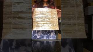 How to wrap a sushi Mat sushi [upl. by Loos]