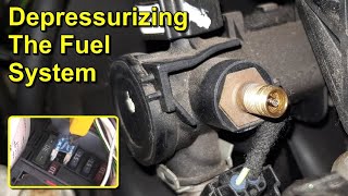 How to Depressurize the Fuel System on a Peugeot 307 [upl. by Aicinet]