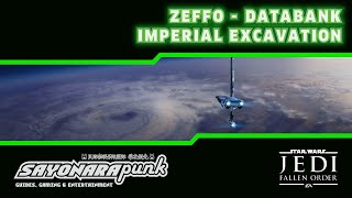 Imperial Excavation  Zeffo  Databank Collectibles  Star Wars Jedi Fallen Order [upl. by Ause]