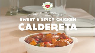 Del Monte Kitchenomics Sweet and Spicy Chicken Caldereta Recipe [upl. by Floeter881]