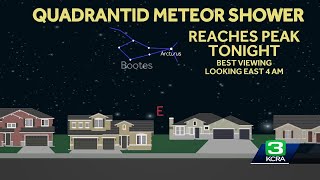 How to see the 2024 Quadrantid Meteor Shower in California [upl. by Einnep]