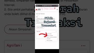 Cara Download Semula Bankin Slip AgroBank [upl. by Sorce934]