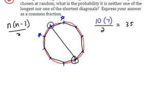 Diagonals of a Decagon  MATHCOUNTS Prep [upl. by Aiekram]