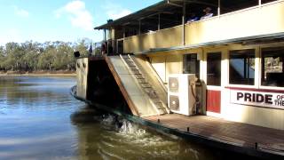 PS Pride of the Murray departs [upl. by Brey240]