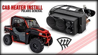 How to install SuperATV Cab Heater in Polaris General [upl. by Netniuq944]