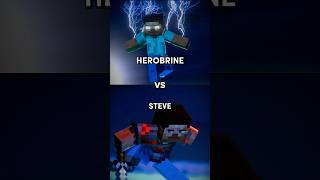 Steve vs Herobrine minecraft [upl. by Meade]