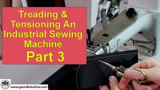 How to Thread Jack Industrial Sewing Machine  Sewing Lessons 11  StitchSpares [upl. by Nomannic190]