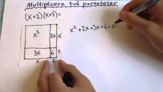 Multiplicera paranteser [upl. by Ahsam]