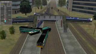 MSTS Train Crashes  Video 2 [upl. by Odracer]