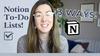 3 Ways to Create Notion ToDo Lists  Managing Tasks in Notion with Linked Databases amp Filters [upl. by Yadnil]