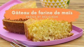 Gâteau de farine de mais  facile rapide et délicieux [upl. by Geehan]