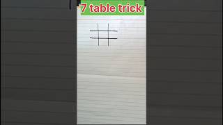 7 table trick [upl. by Nekciv435]