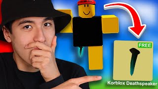 Roblox Free Korblox Leg Exploit ACTAULLY WORKS No Ban [upl. by Taber836]