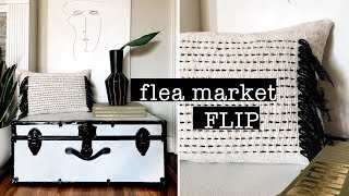 FLEA MARKET FLIP  DIY Home Decor on a BUDGET  XO MaCenna [upl. by Carlin747]