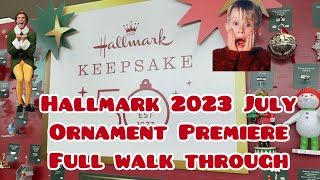 Hallmark Store 2023 July Ornament Premiere Full Walkthrough [upl. by Oigufer]