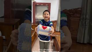 Chintu made a bag for his mother out of cloth  😱carriage house wooden artist  shortsvideo [upl. by Sremmus]