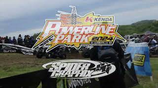 Powerline Park GNCC AM starts get wild [upl. by Aiyotal]