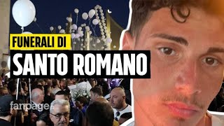 Funerali di Santo Romano ucciso con un colpo di pistola quotNon è vero che aveva lanciato una pietraquot [upl. by Werna375]