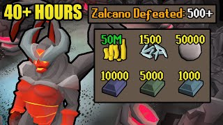 40 Hours of Buffed Zalcano  UIM Collection Log Completionist 27 OSRS [upl. by Babbette145]