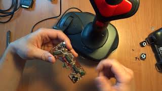 Converting GamePort Joystick to USB Part 5 End result [upl. by Ahseyd]