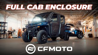 2024 CFMOTO UFORCE 1000XL Full Cab Enclosure Breakdown [upl. by Ecilahc]