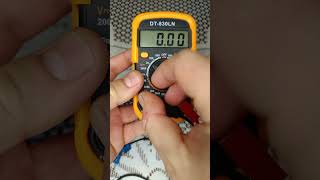 how to test battery with multimeter [upl. by Einiffit138]