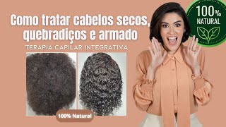 Como tratar cabelos secos quebradiços e armado MayraLeiteOficial [upl. by Martie182]