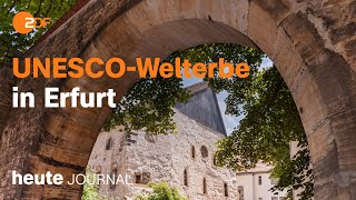 heute journal vom 170923 UNESCO Weltkulturerbe in Erfurt Migration in der EU Lampedusa english [upl. by Meikah]