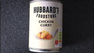 Hubbards CHICKEN CURRY  £149  Sainsburys  Canned Curry Review [upl. by Quincey733]