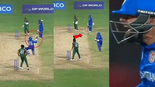 Angry Rashid Khan Threw Bat to His Partner in Frustration during AFG vs BAN Match [upl. by Dixie]