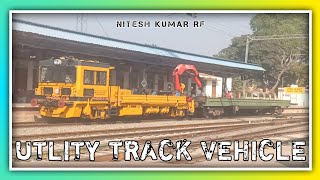 UTLITY TRACK VEHICLE  MODEL UTV 30MT  RAILWAY TRACK MACHINE  INDIAN RAILWAYS  train [upl. by Norse]