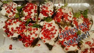 CHILES EN NOGADA PARA LA NOCHE MEXICANALAS RECETAS DE LUPITA [upl. by Phyllida]