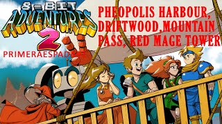 8Bit Adventures 2 Pheopolis Harbour Driftwood Mountain Pass and Red Mage Tower Area Guide [upl. by Gallenz]